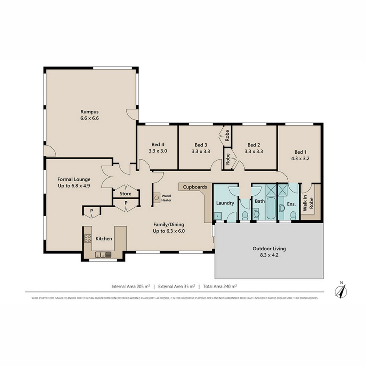 LARGE FAMILY HOME ON 1598m2 BLOCK