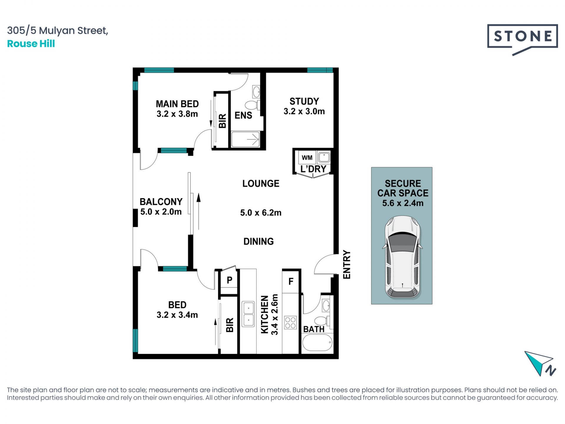 Modern and Spacious Apartment in the Heart of Rouse Hill with a third room !