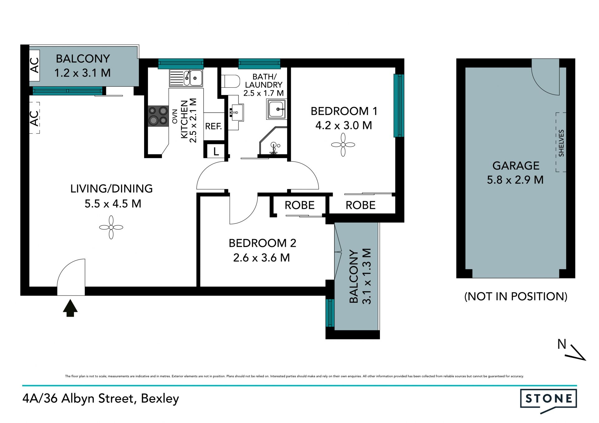 Quiet apartment living in a central location