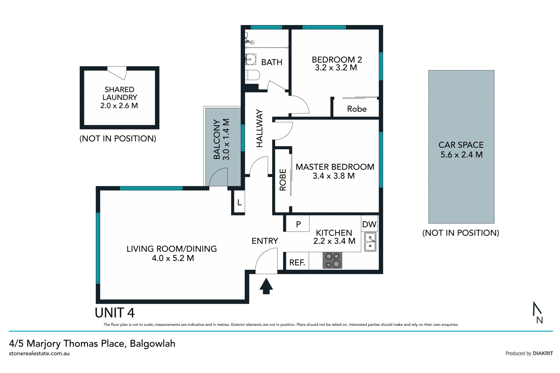 Boutique block of four apartments to be sold individually or in one line