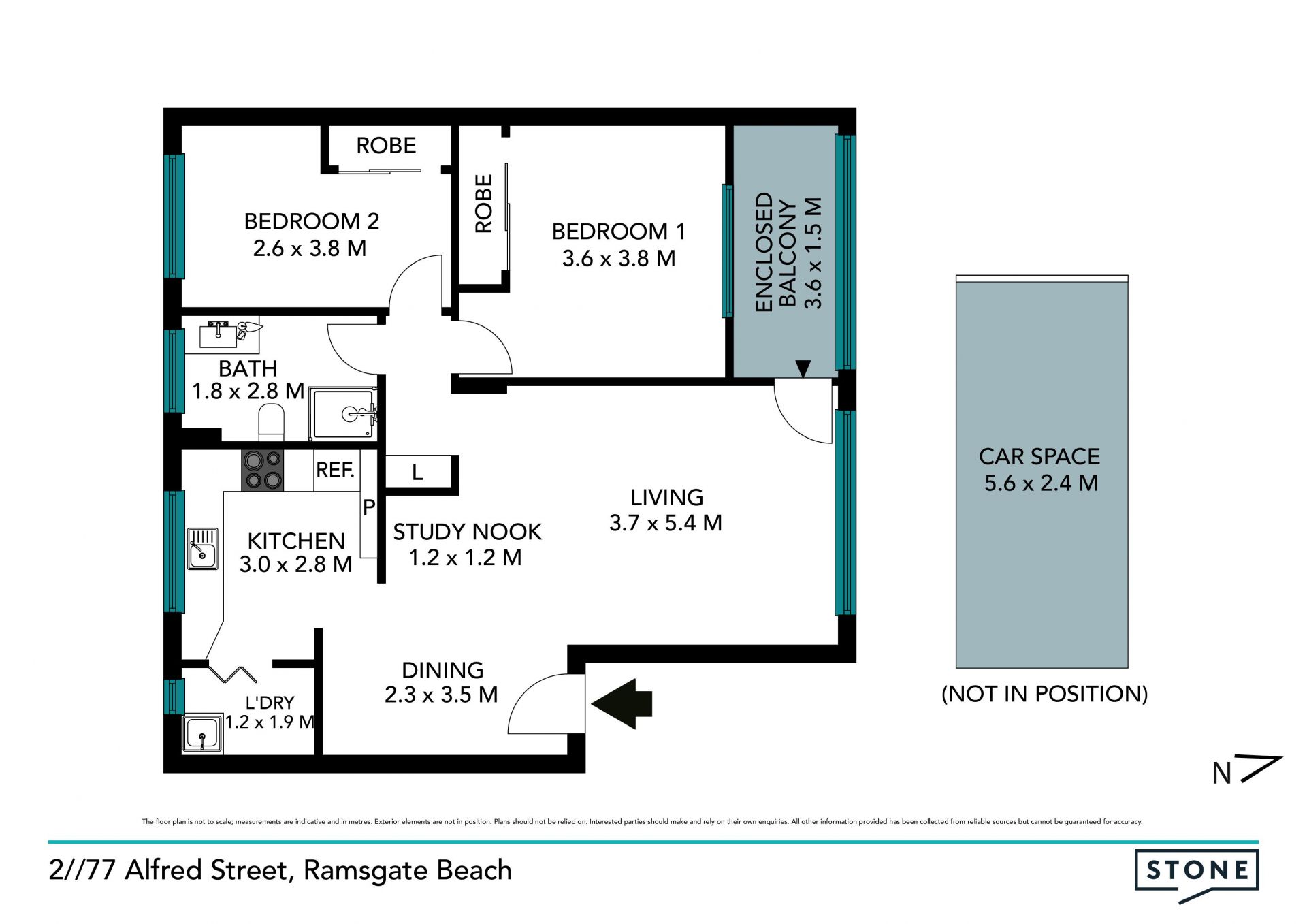North Facing and Designer Sanctuary in a Beachside Setting