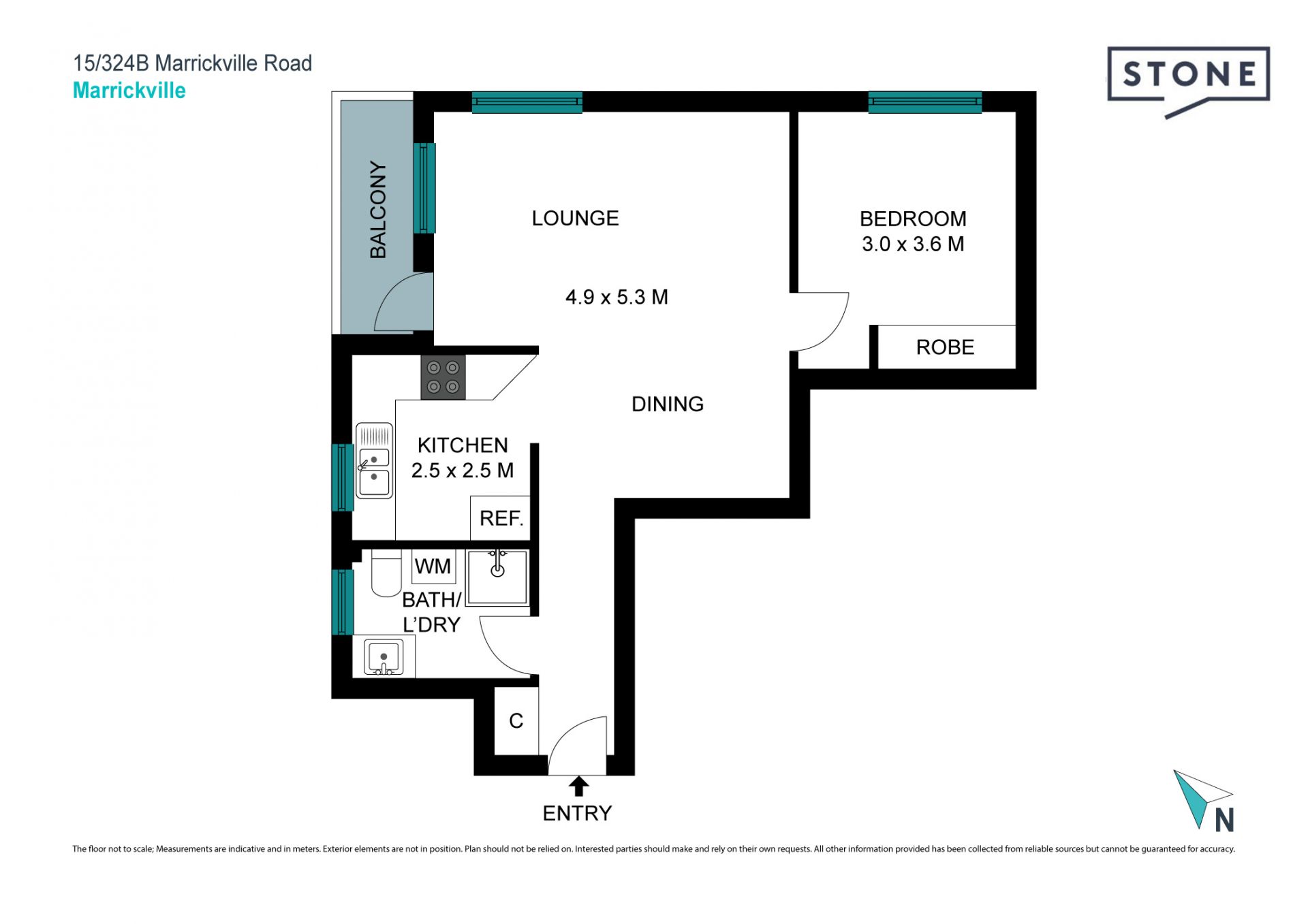 Pole position apartment providing great space and privacy