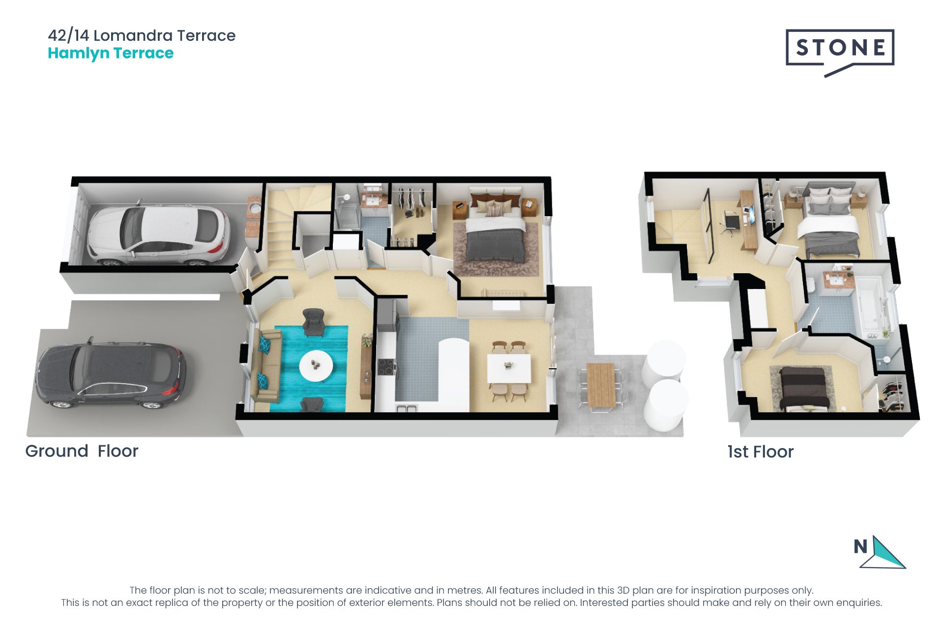 Townhouse with great size courtyard -Private Inspections Welcome