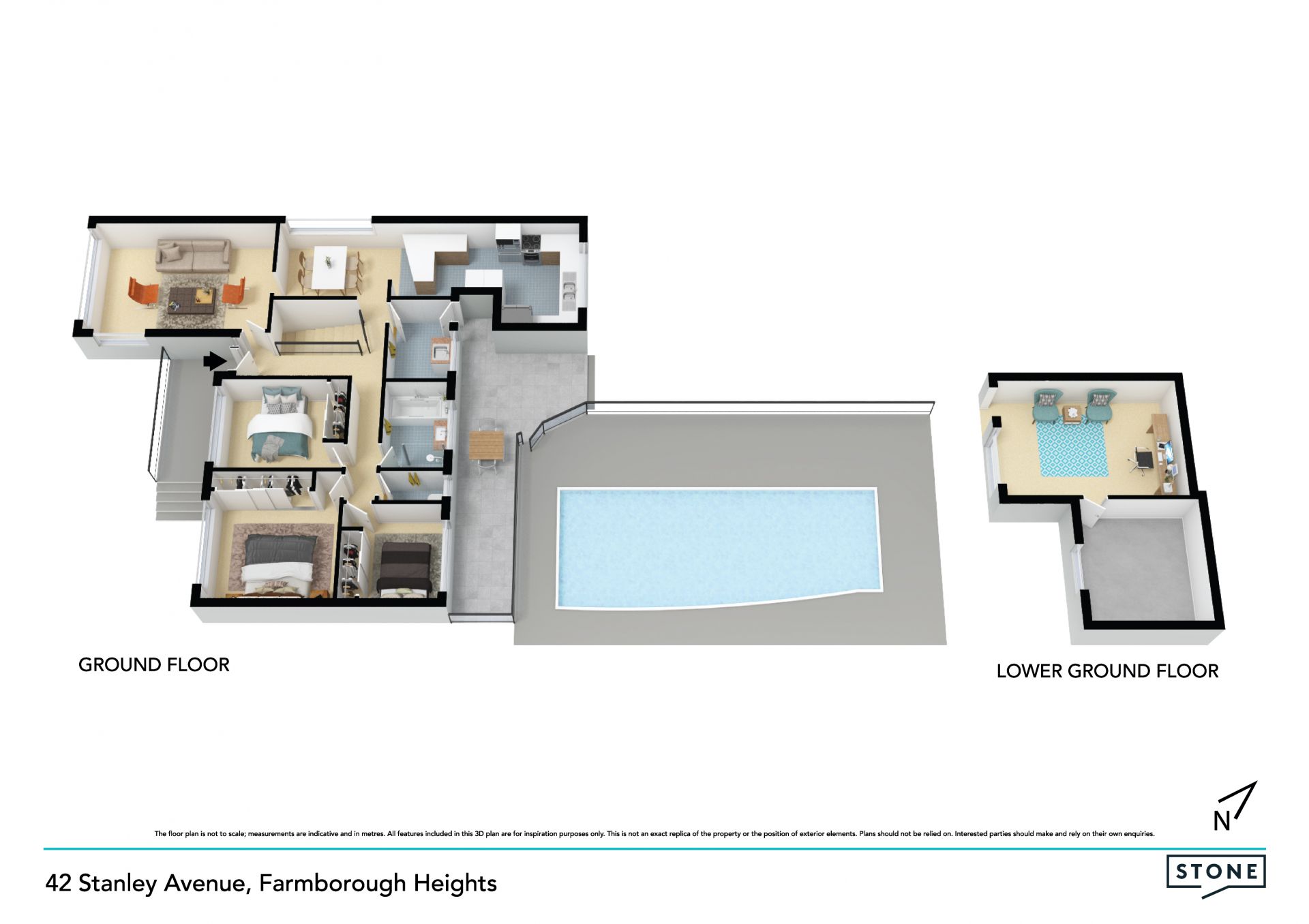 Easy care family home and tranquil entertainer