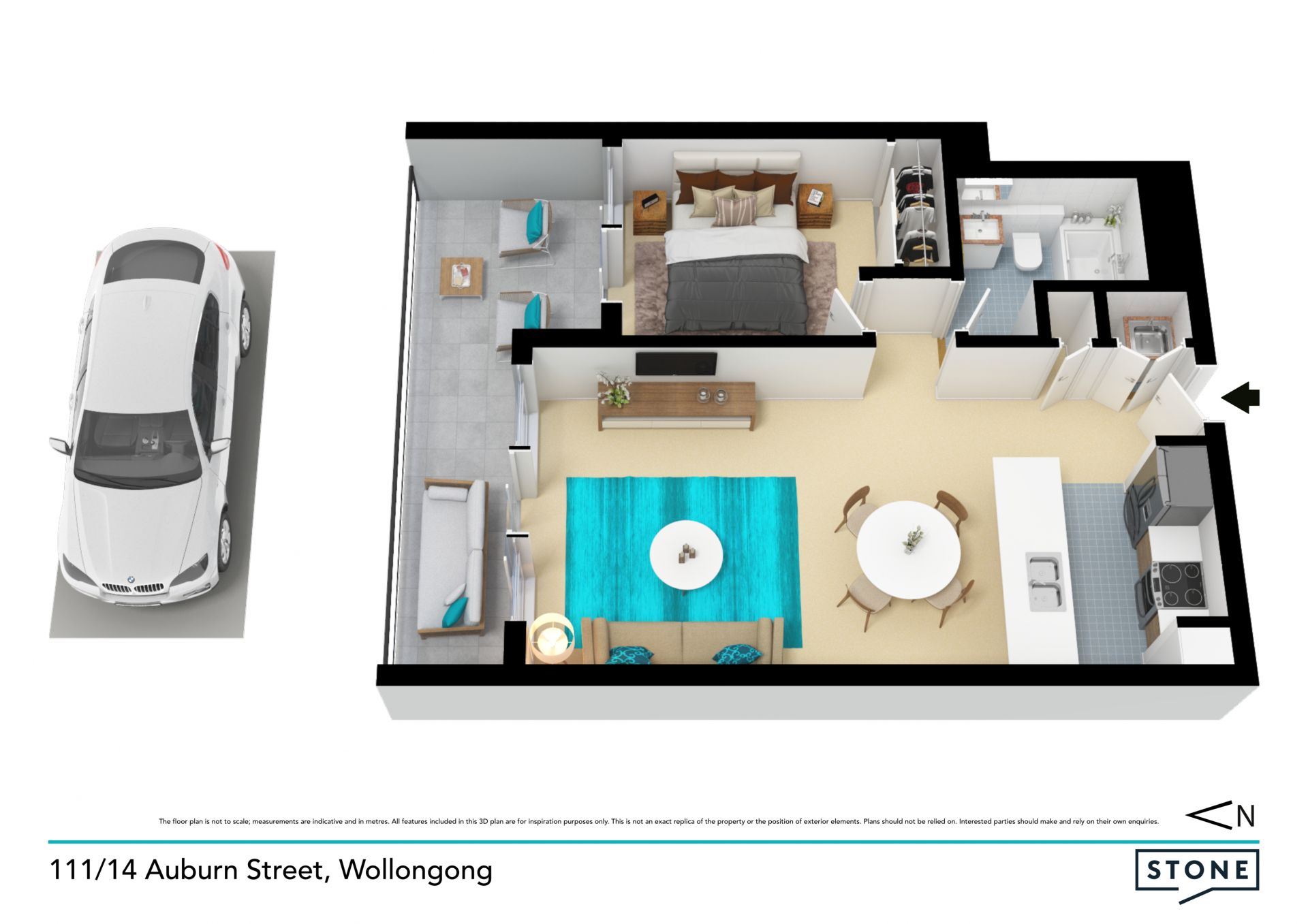 Inner city retreat basks in north facing CBD views