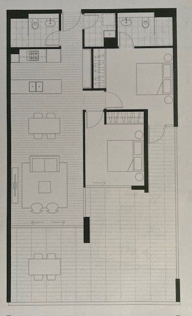 Modern apartment in highly sought-after location with generous balcony