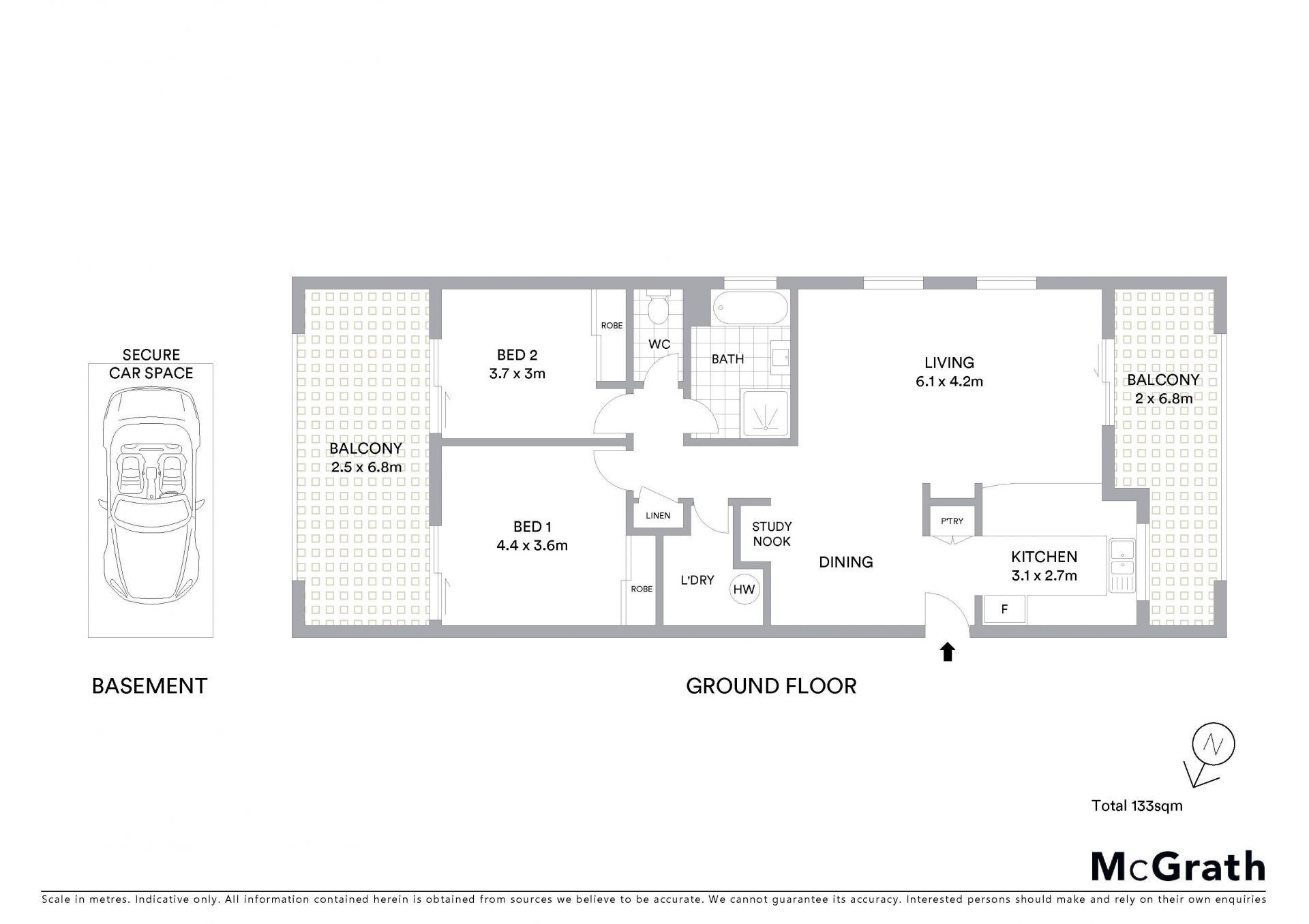 Convenient lifestyle, ground floor secure apartment