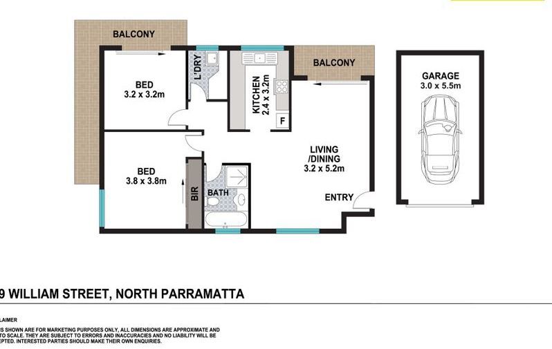 Spacious Two Bedroom Apartment