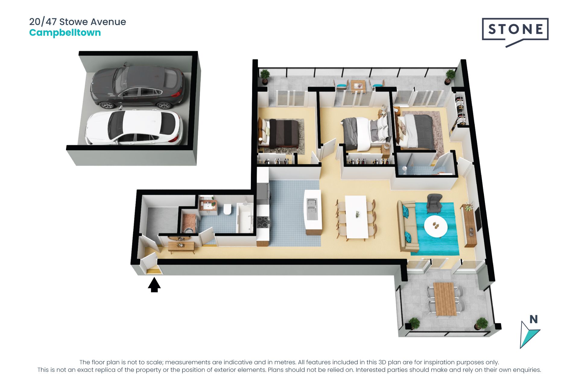 House size apartment in Macarthur Gardens