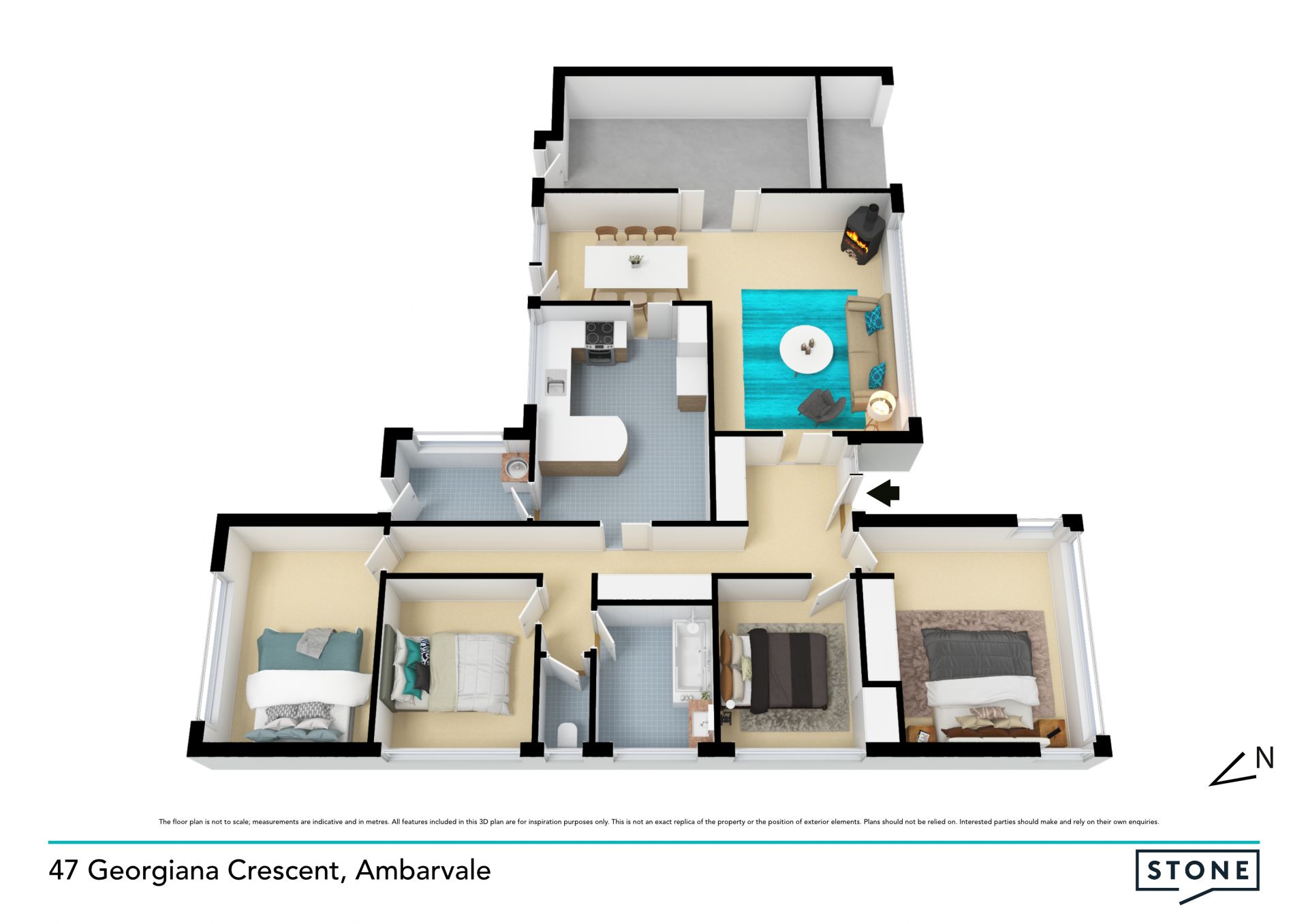Smart four bedder