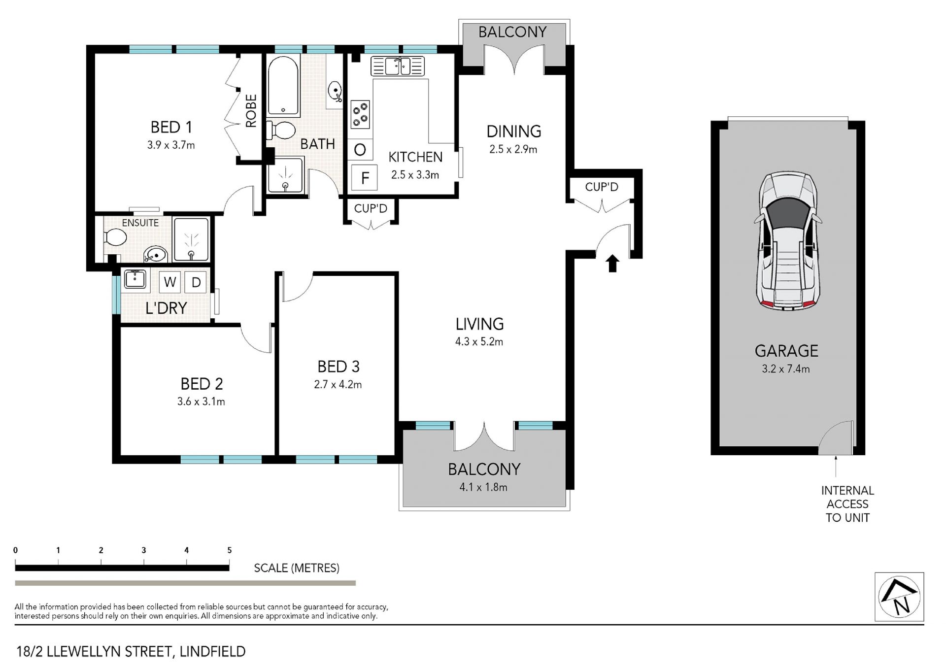 Sophisticated, spacious and sun filled