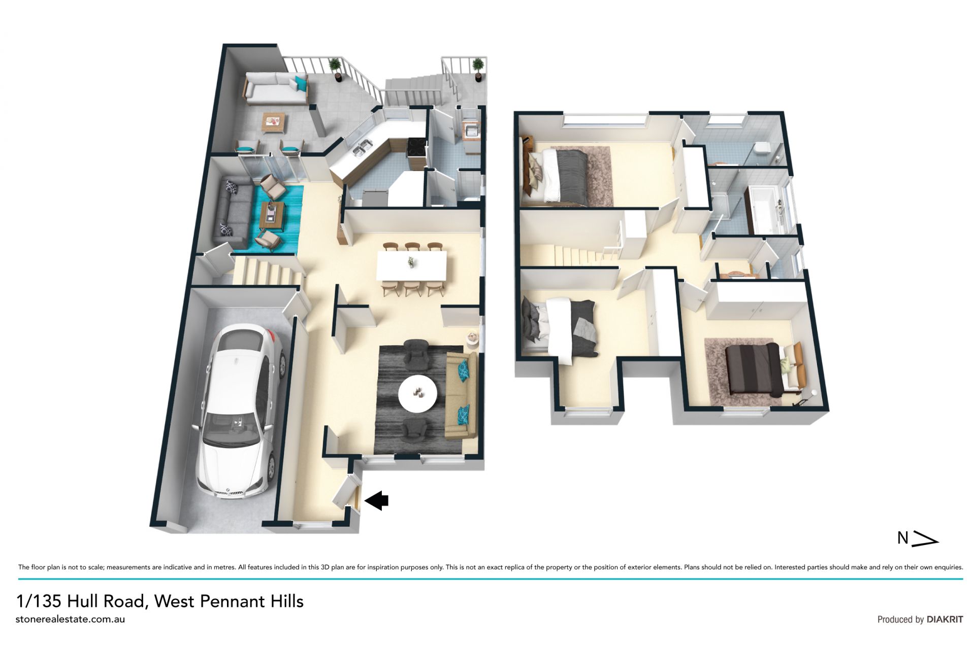 Tightly held townhouse in boutique garden setting