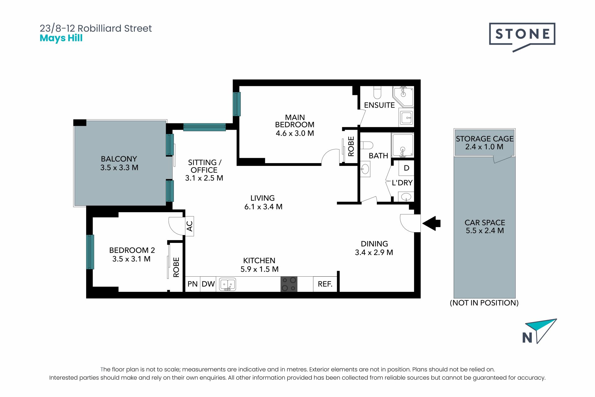 Modern 2-Bedroom Apartment in Prime location