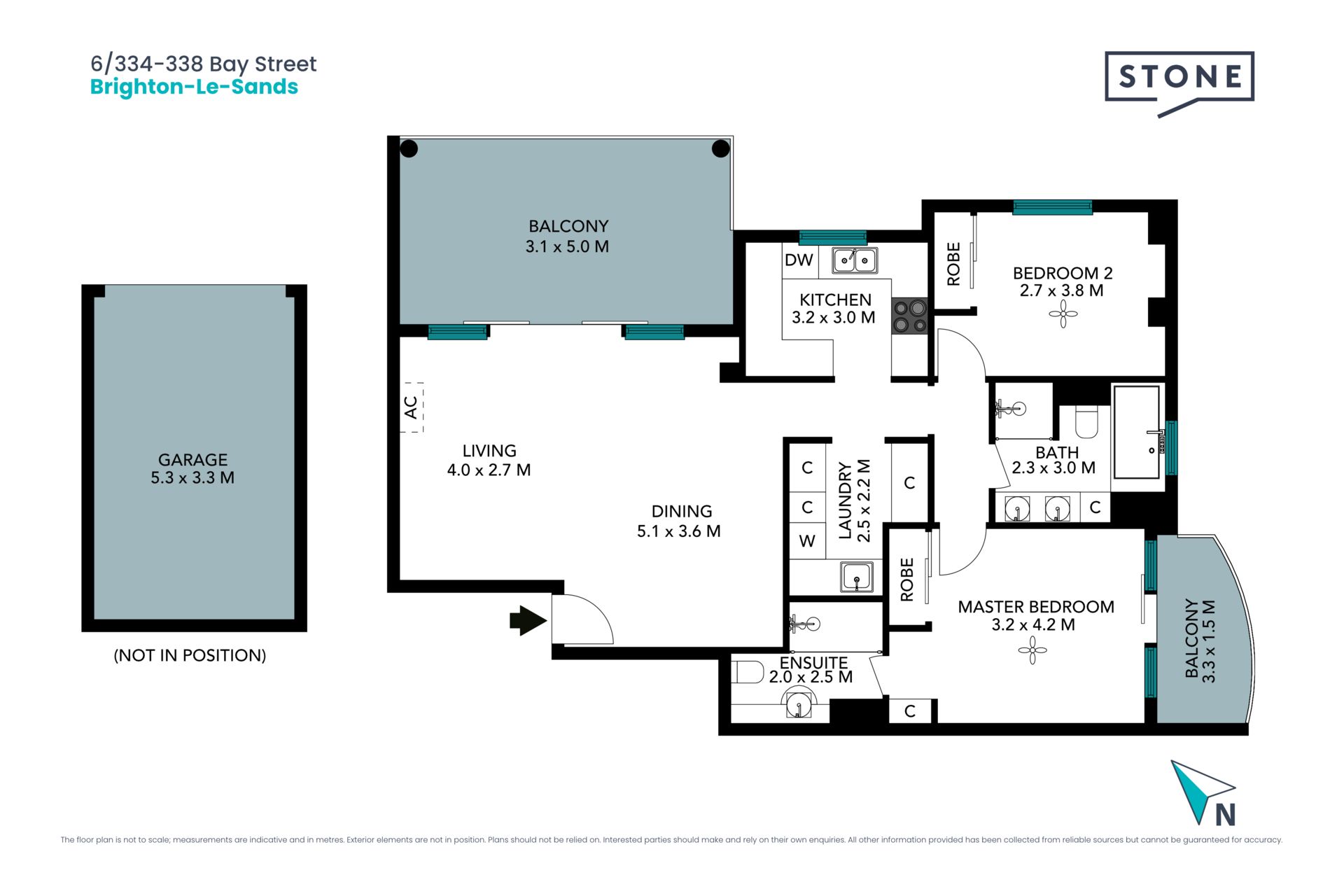 Spacious like-new beachside apartment