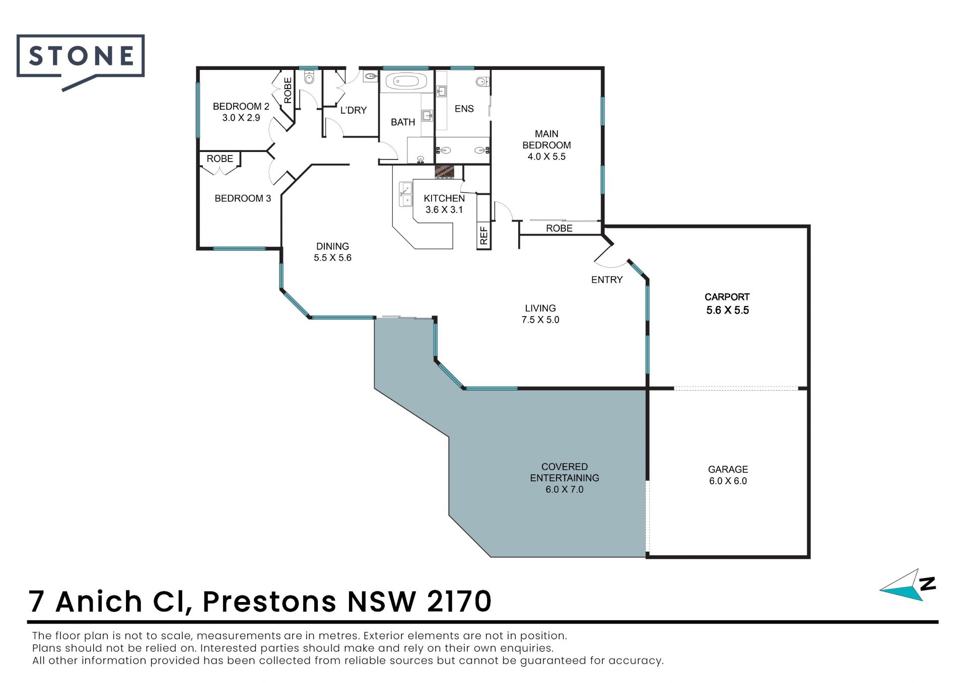 Three-bedroom home with inground pool