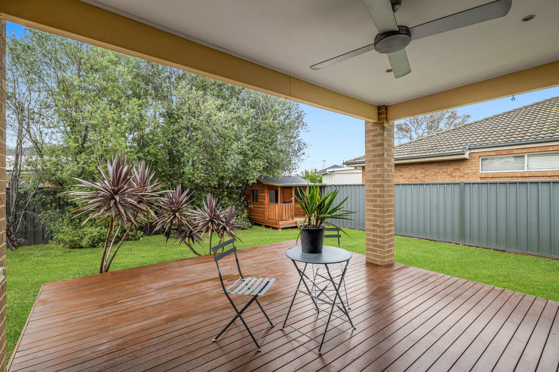 Modern Family Living with a Study, Large Deck, and Generous Backyard