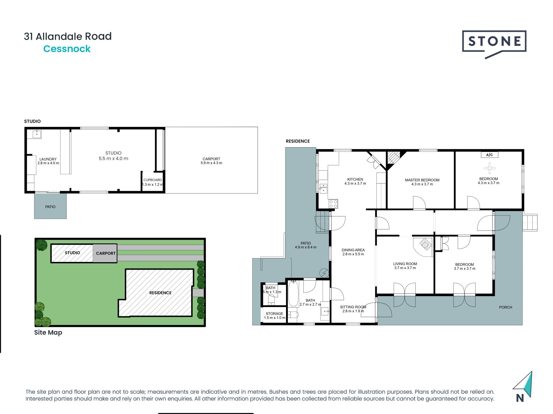 Perfectly located investment with bonus studio!