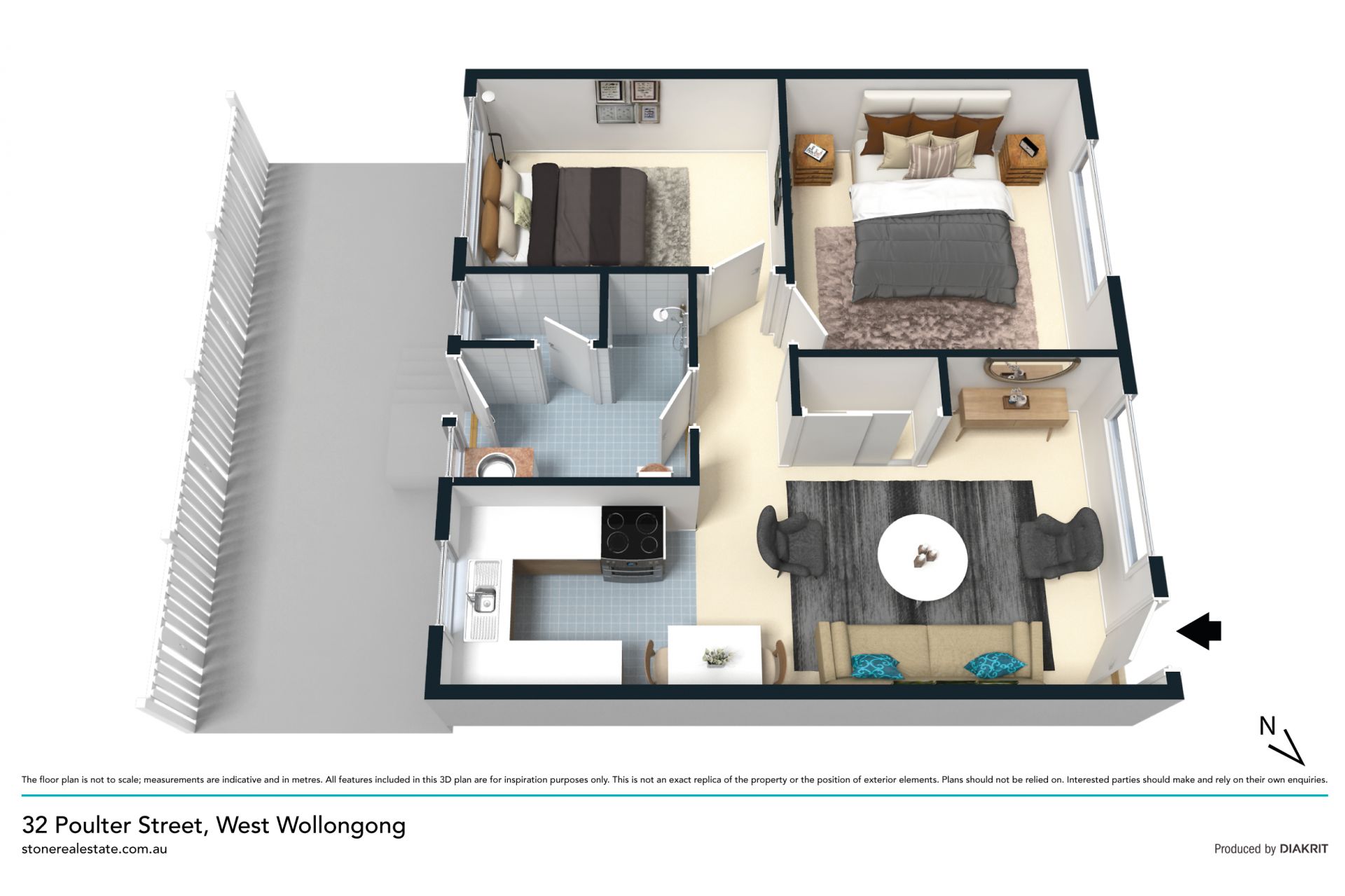 Whole building 5 x 2 bed units selling in one line