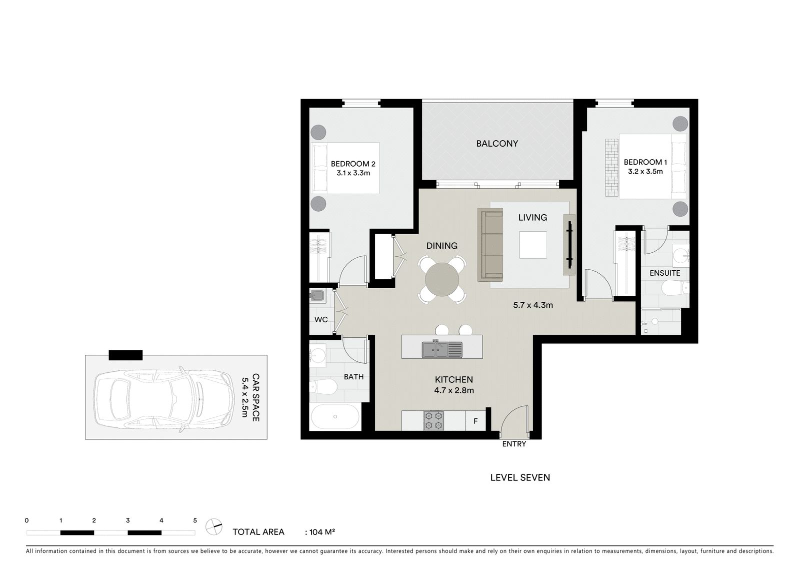 Modern easycare apartment in convenient location