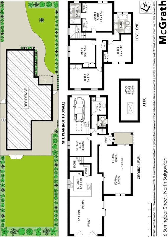 Stunning family home with large north facing yard