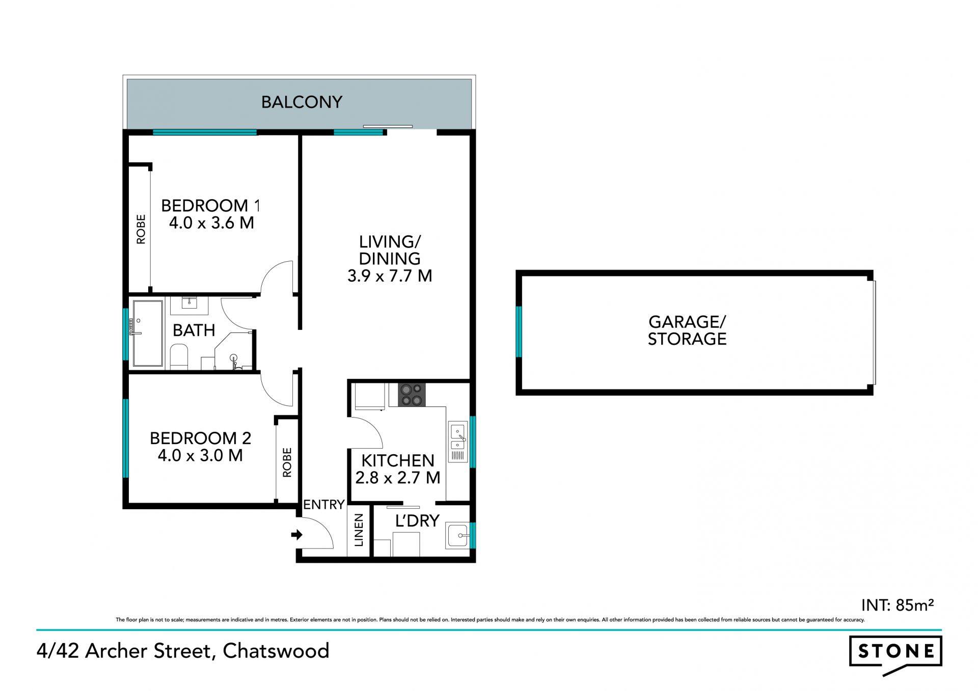 Large, warm and inviting apartment in highly sought after position