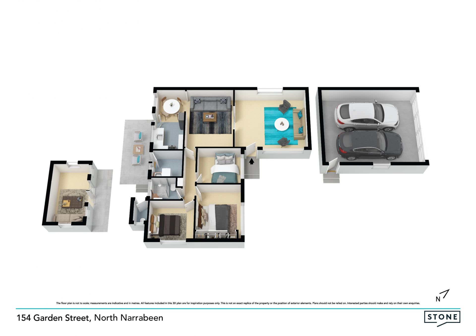 Inviting single level brick family residence on large level block