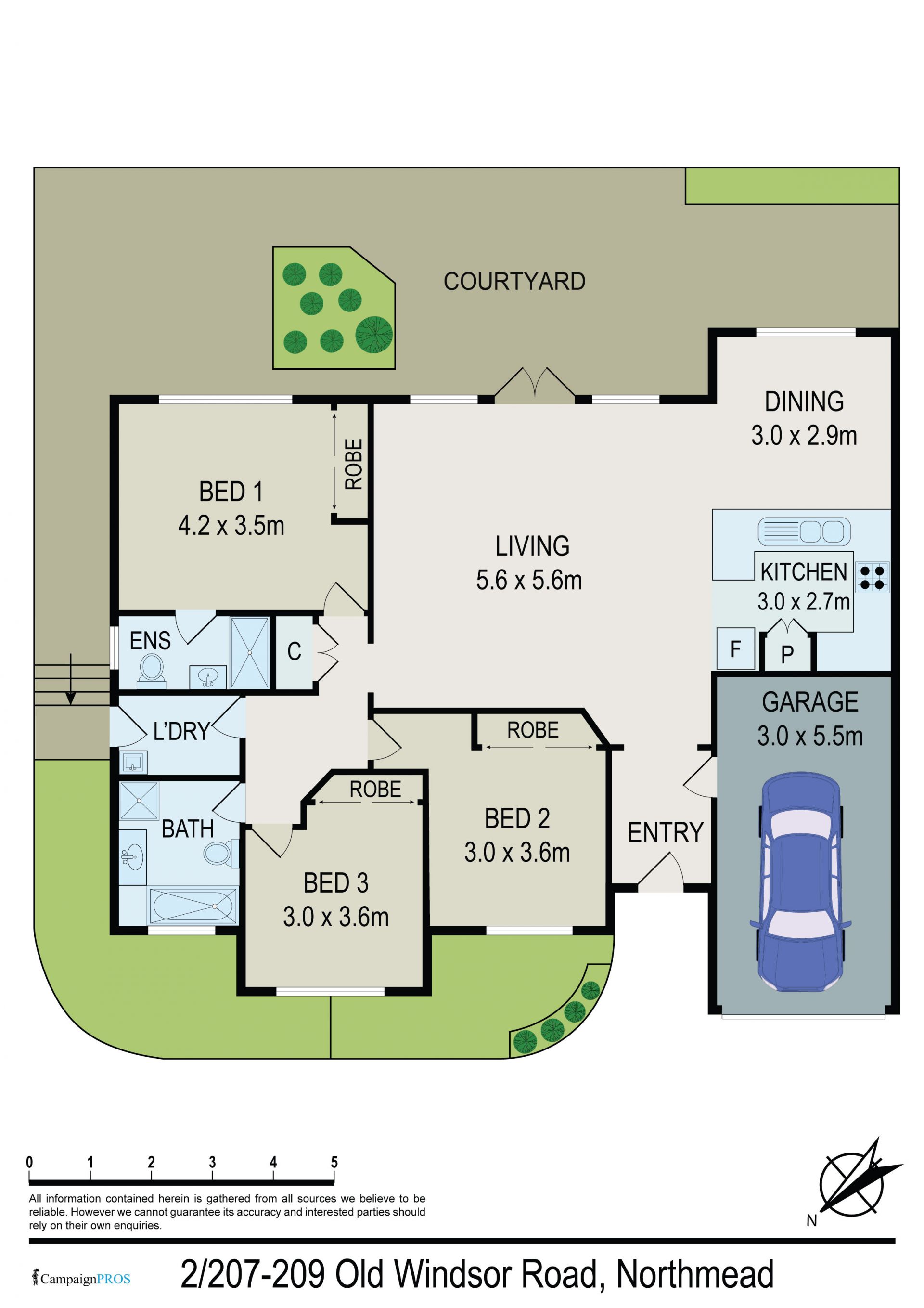 IMMACULATE THREE BEDROOM VILLA