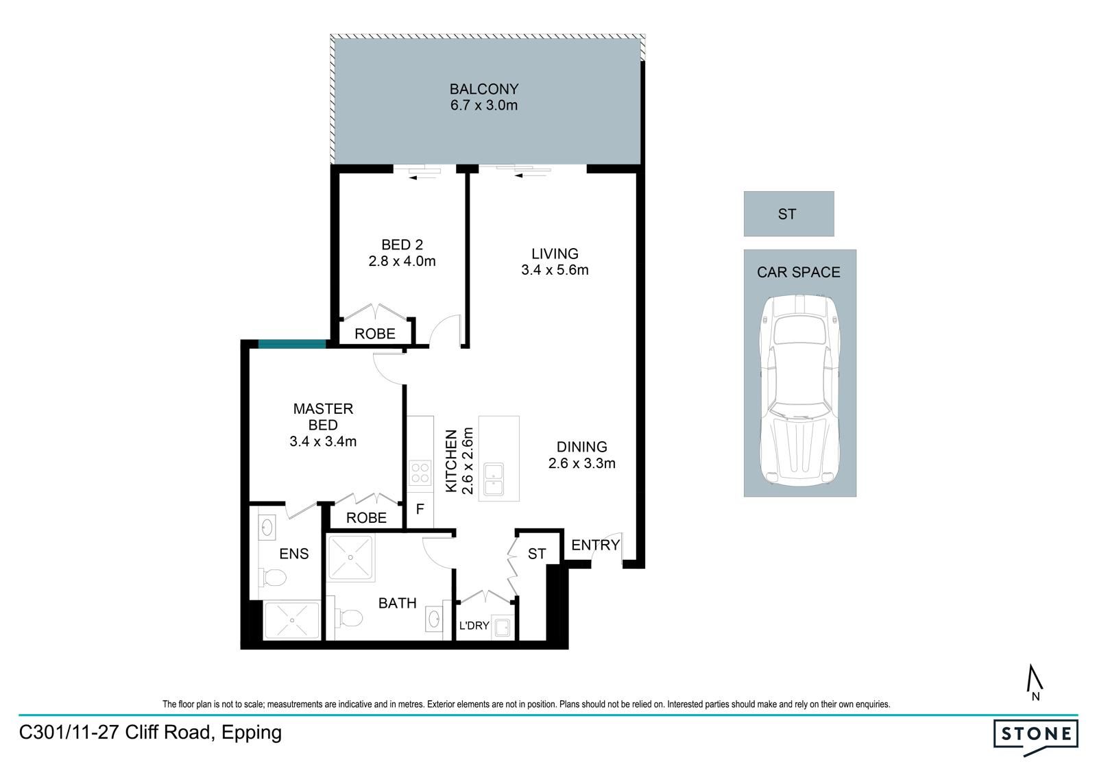 Stunning North-Facing 2-Bedroom Apartment in Prime Location