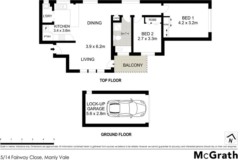 Renovated top floor apartment in enviable position