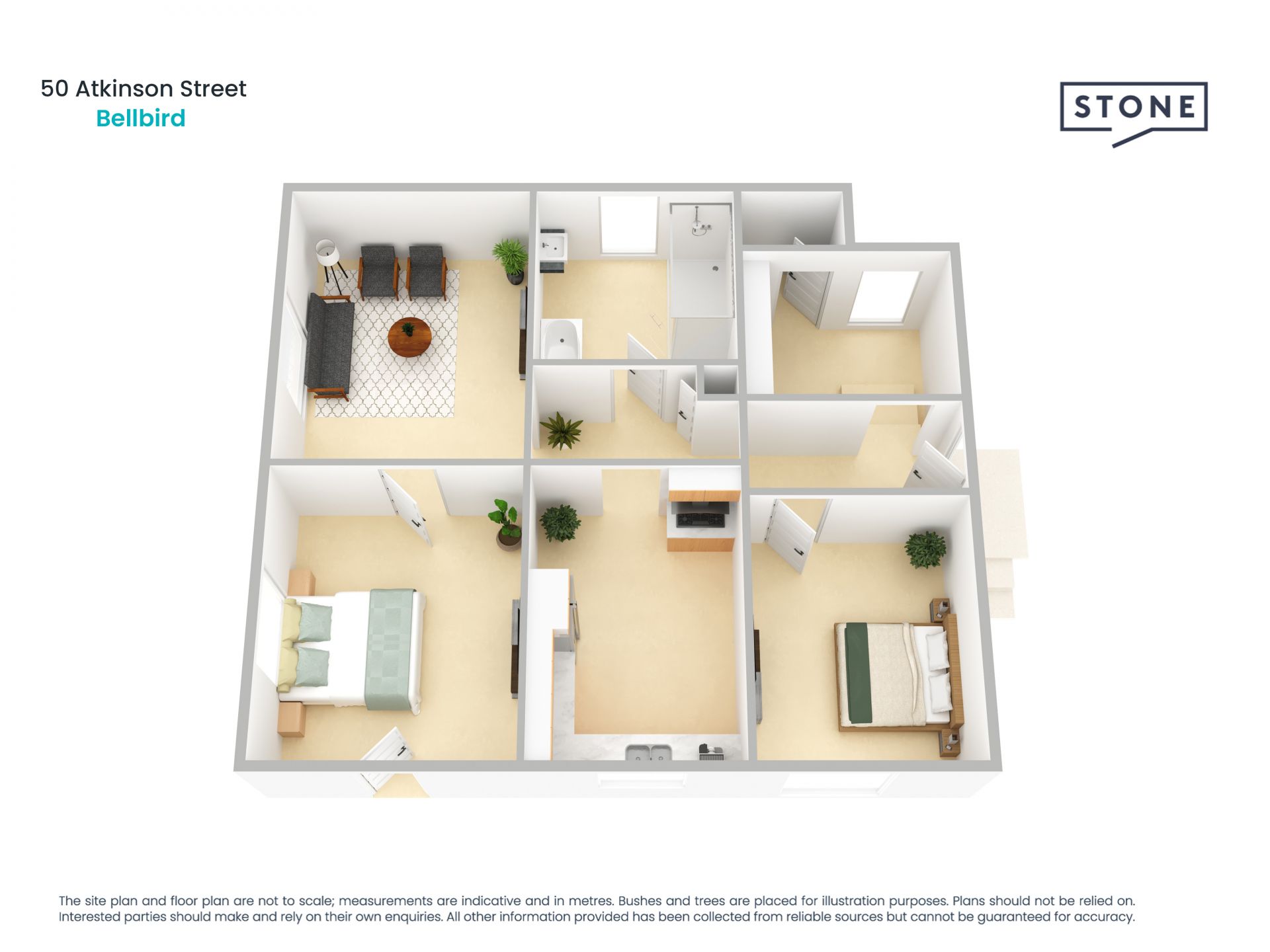 Two-bedroom cottage with plenty of potential