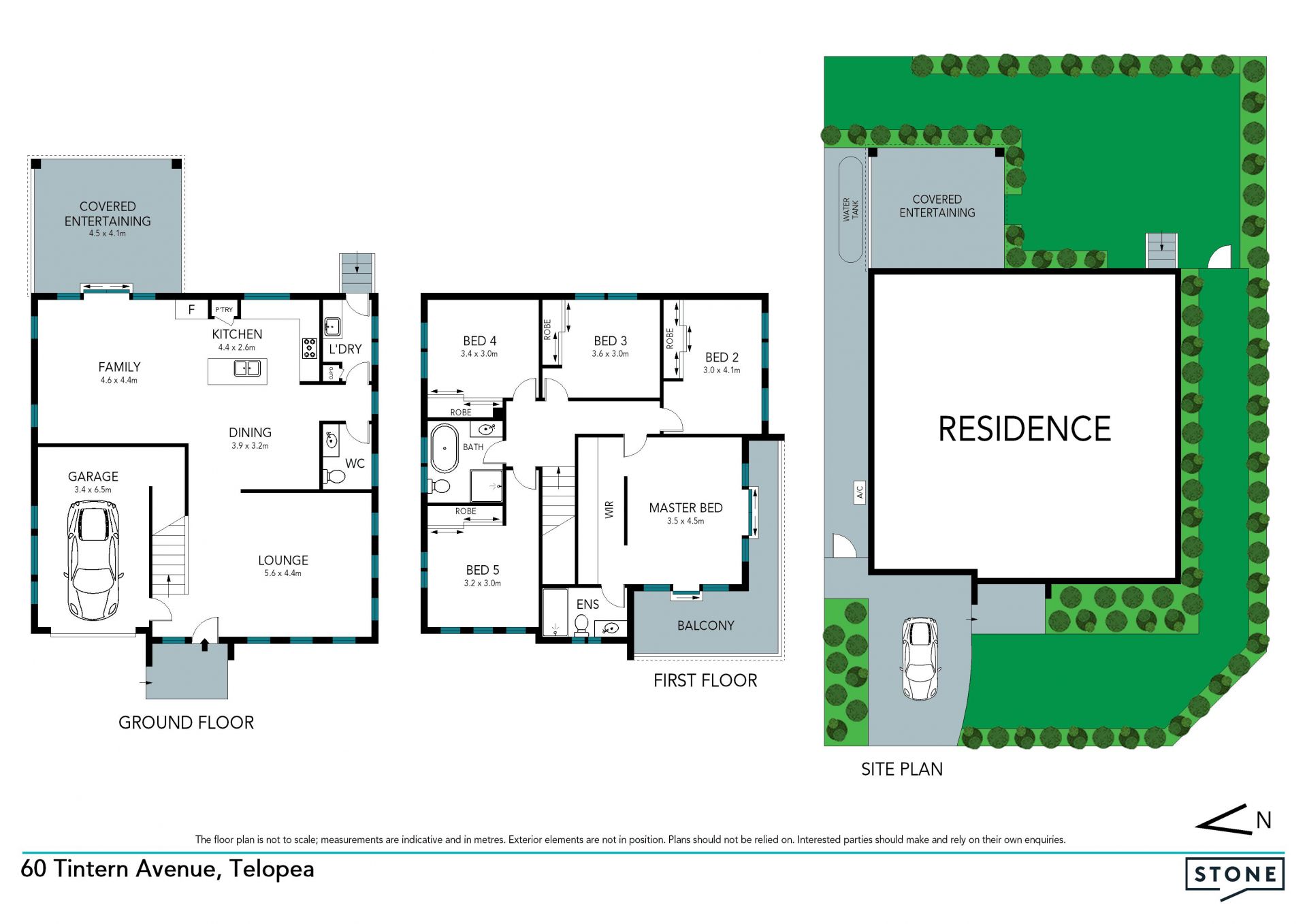 Near new freestanding home bordering Oatlands