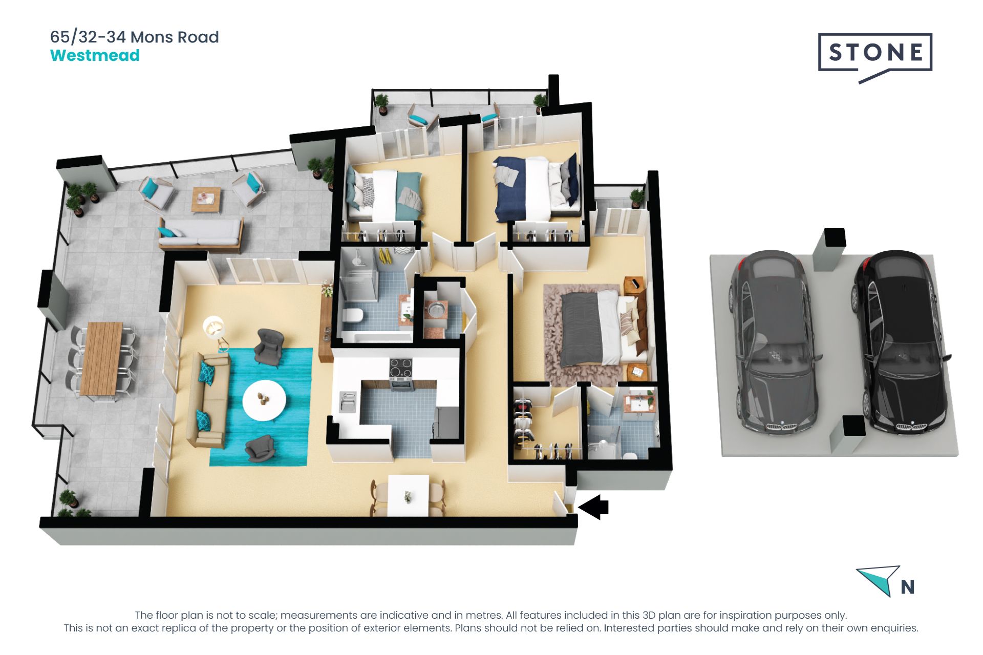 Oversized Apartment in Central Locale