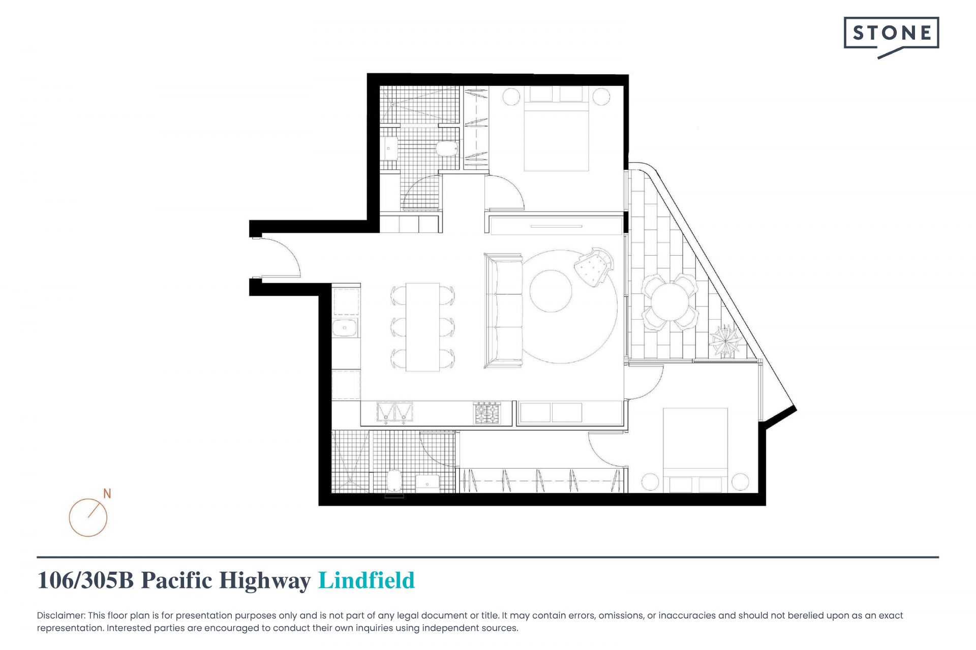North facing Brand New apartment in the heart of Lindfield