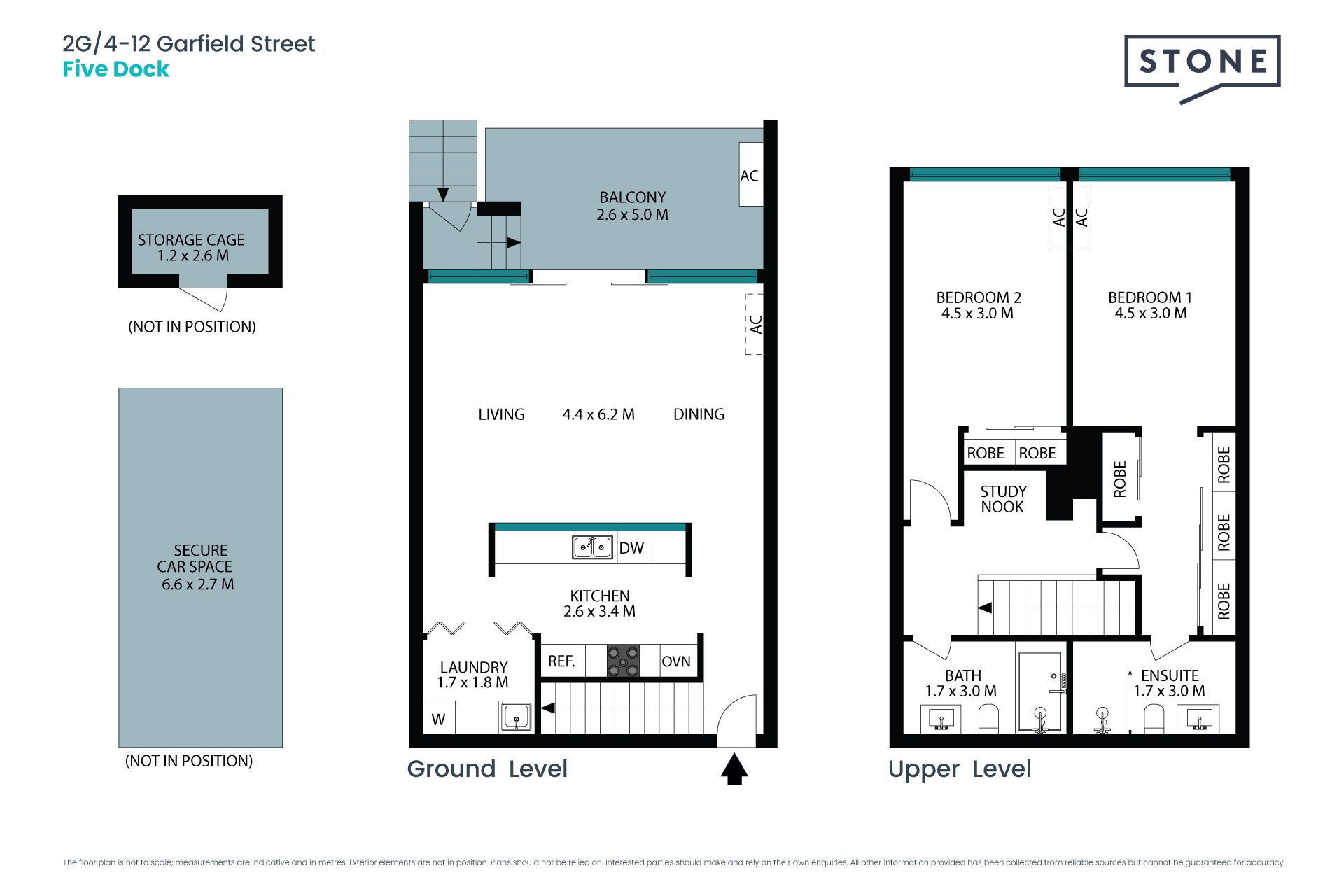 Terrace style apartment with direct street access