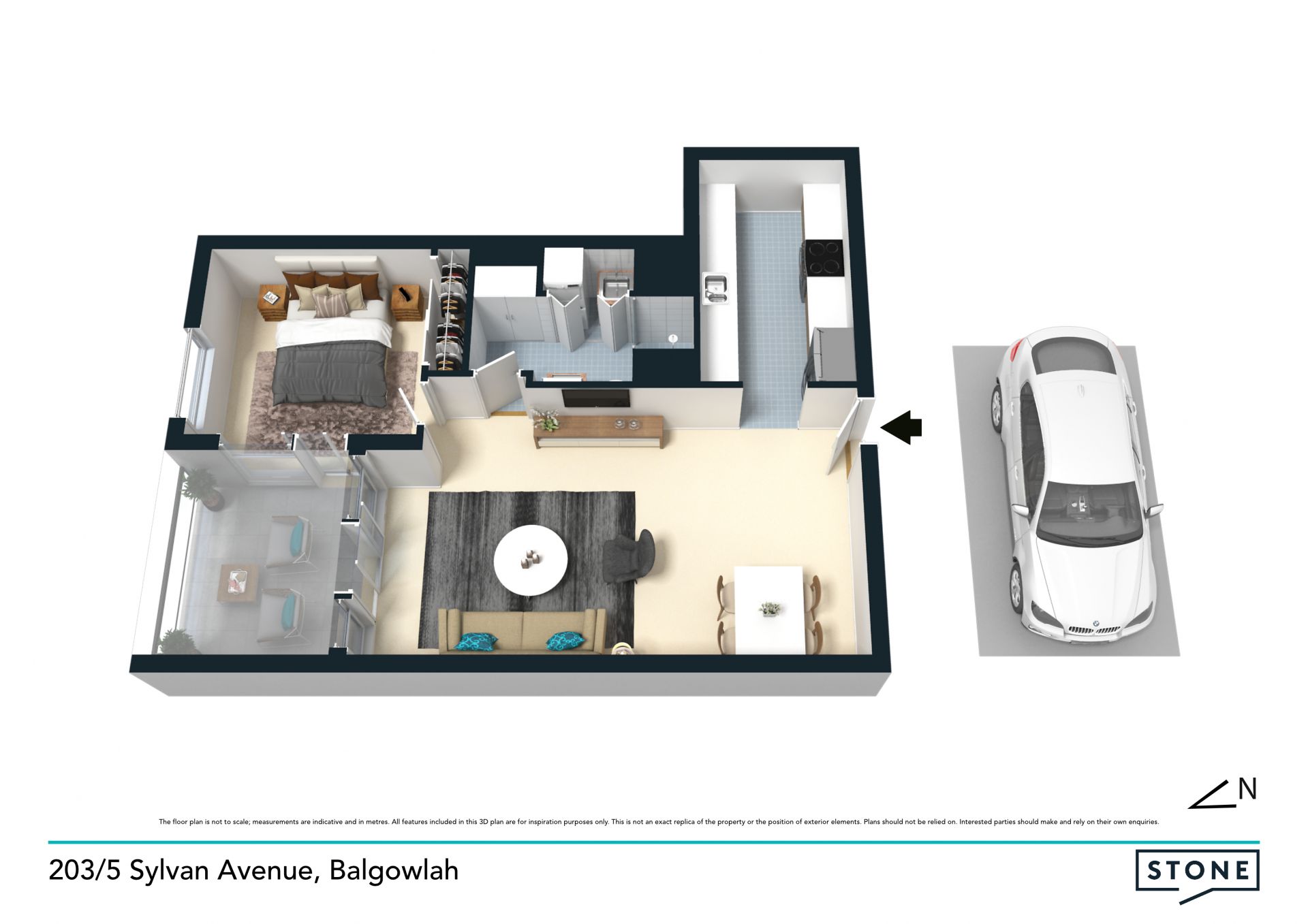 Executive apartment in Balgowlah's most sort after complex