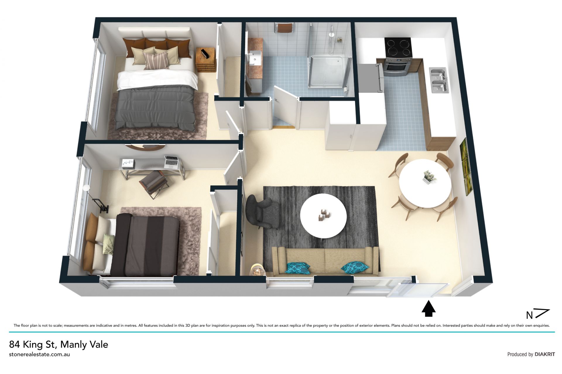Modern luxury two bedroom granny flat