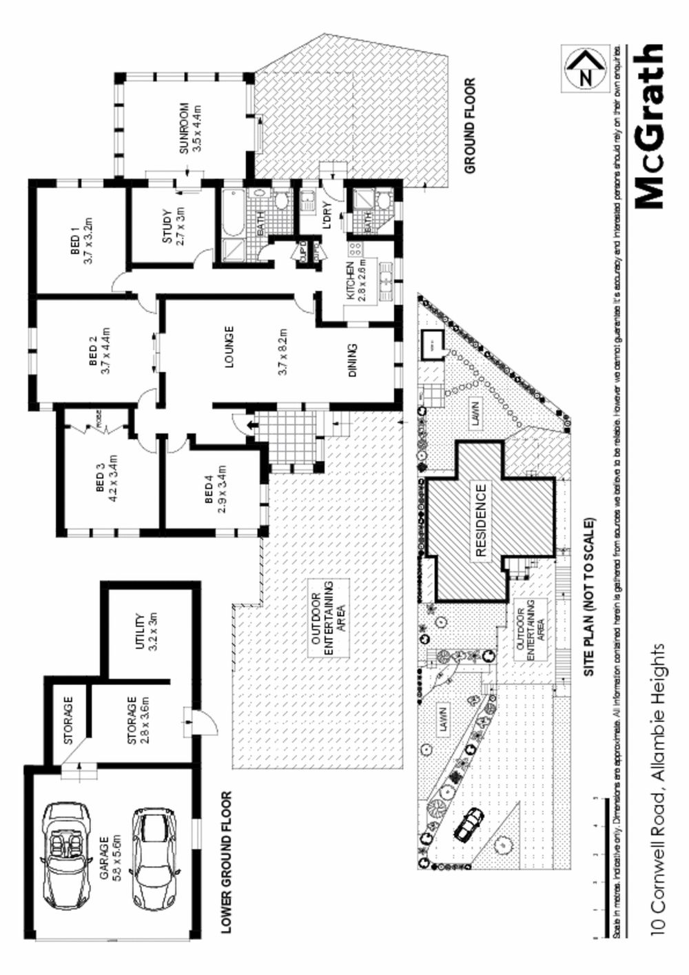 Set on approximately 760sqm with wide, level grassy lawns