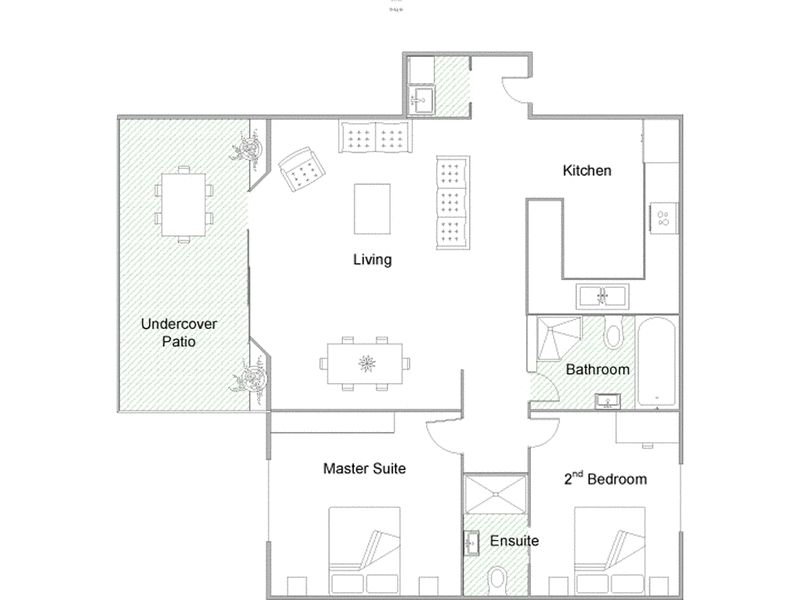 Prestige Courtyard Apartment