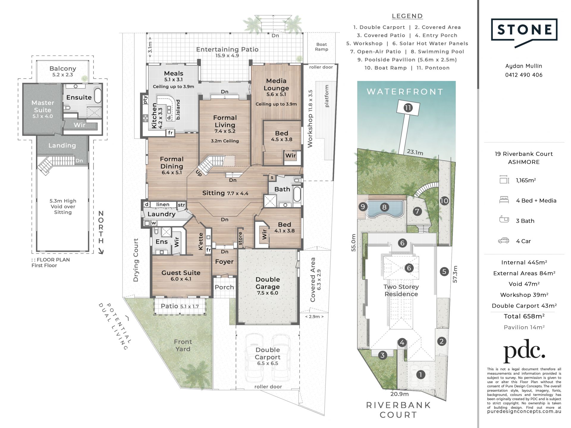 Main River Dual Living Residence on 1,164sqm