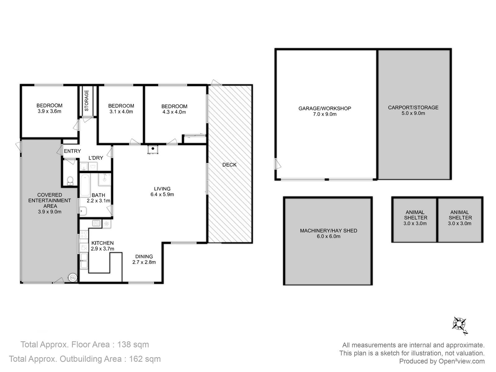 Lifestyle, Views & Versatility on 2.02ha