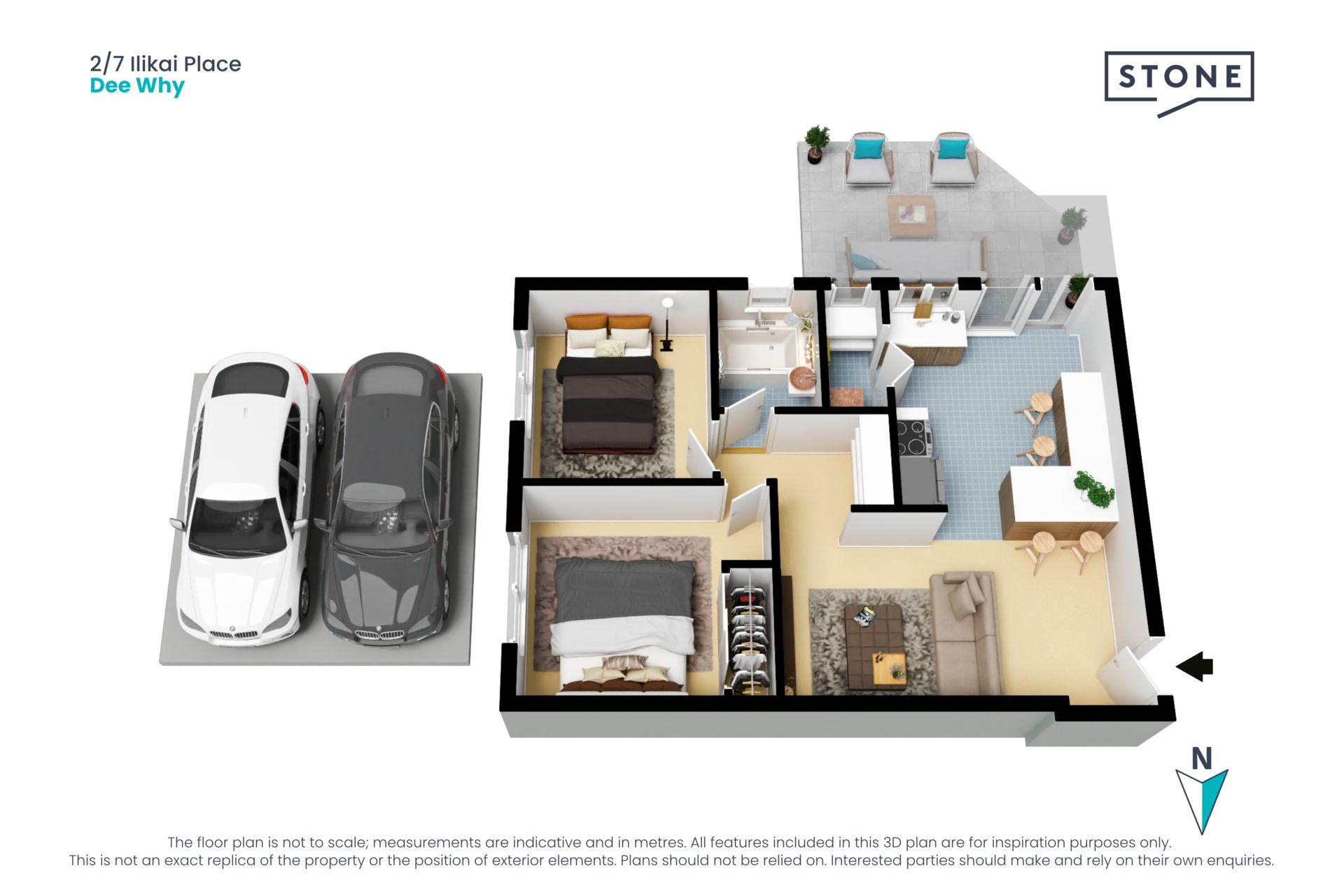 Coming Soon - Newly renovated two bedroom unit in quiet cul-de-sac location