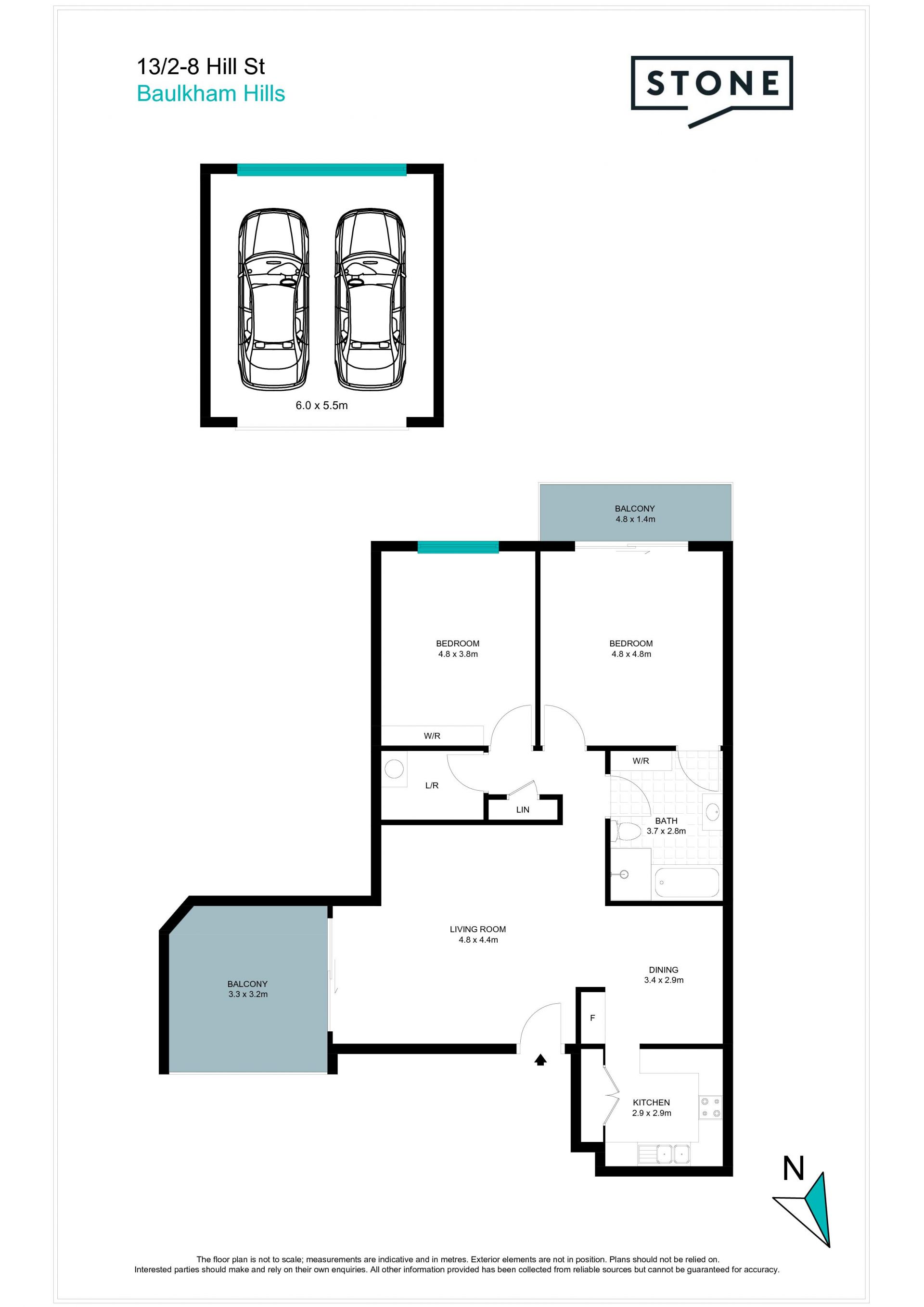 Brand New Floorboards & Blinds 2 Bedroom Unit!