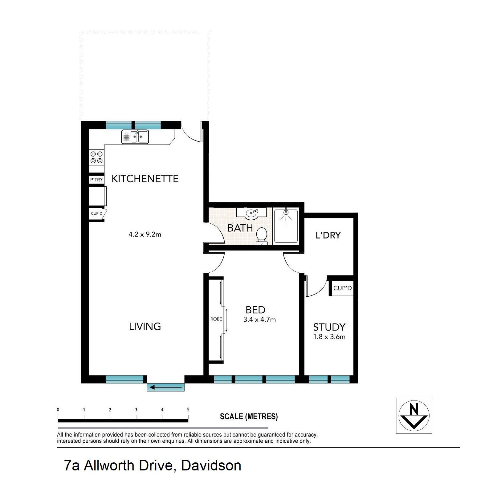 Modern apartment style flat