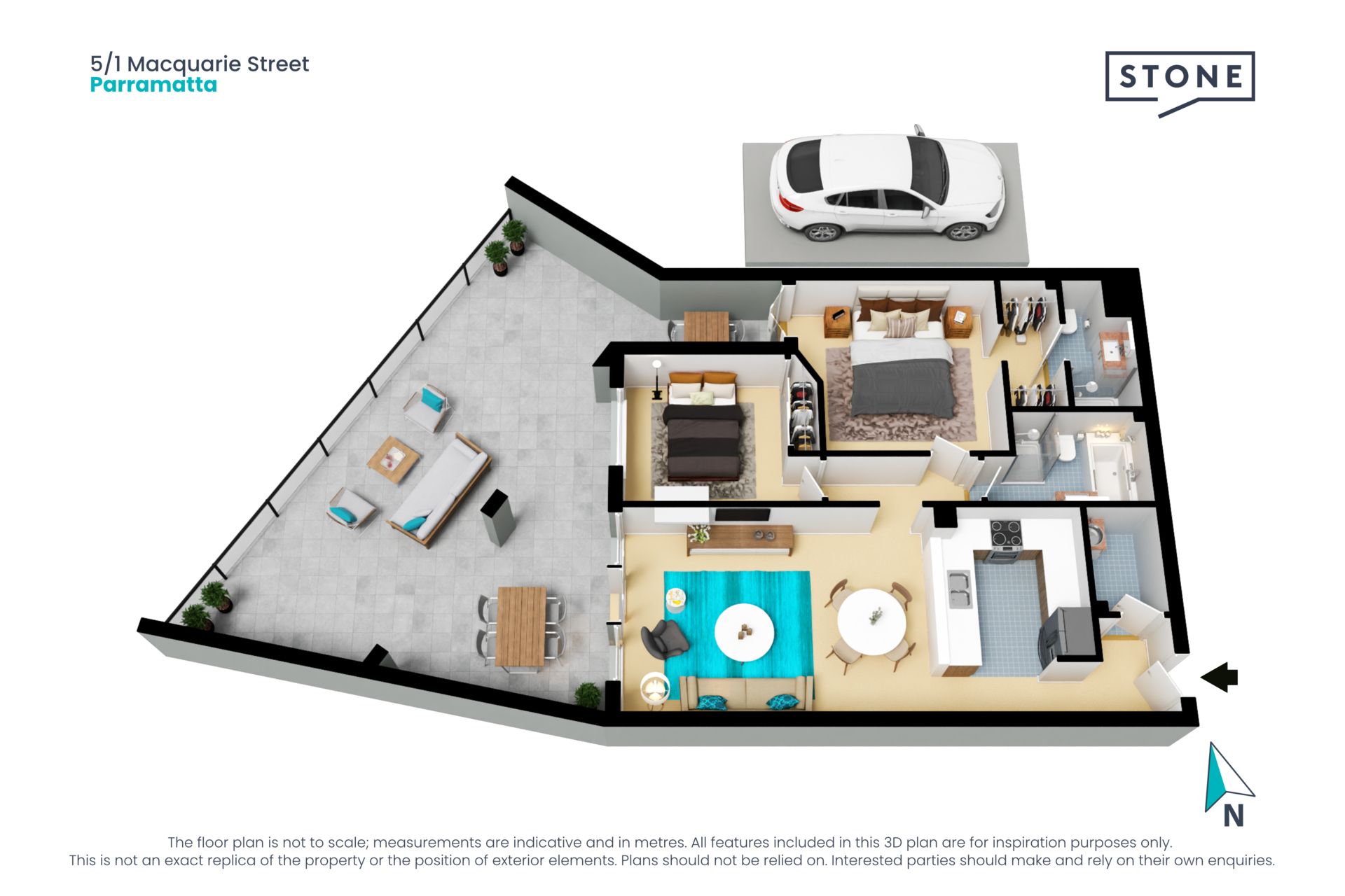 Entertainers Apartment with Park Views