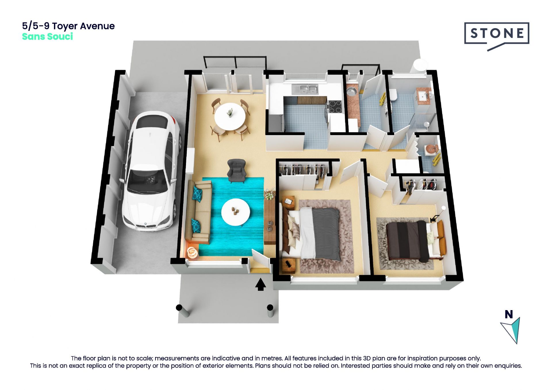 Stylish and spacious villa with North facing aspect