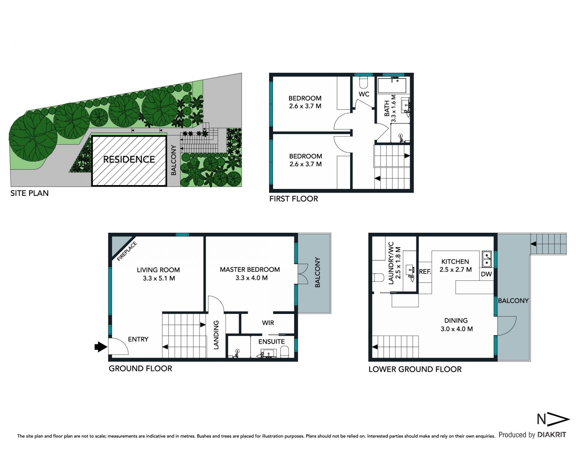 Duplex in tranquil bush setting