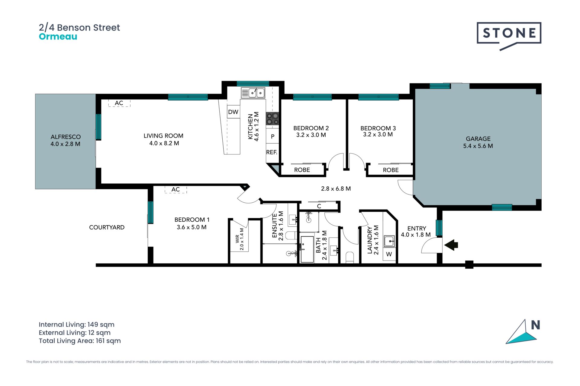Perfectly positioned, private duplex...