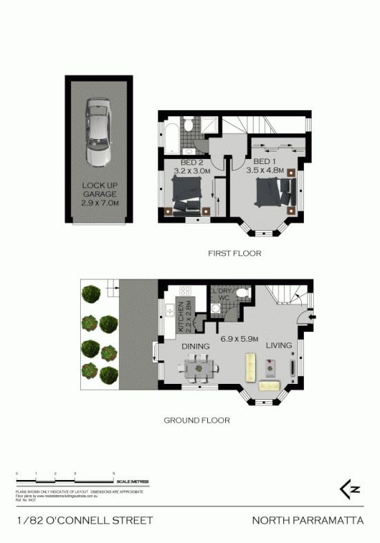 Two Bedroom Living Close to Everything