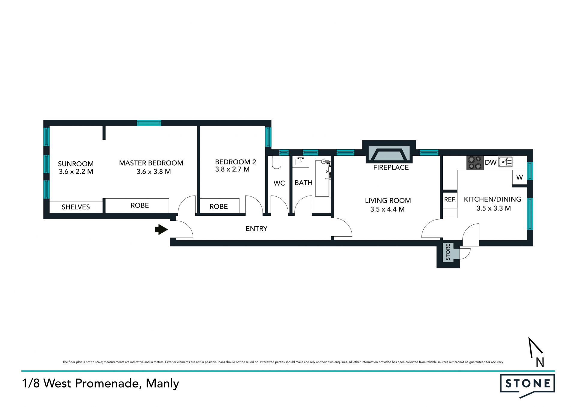 Beautifully presented art deco apartment in the heart of Manly