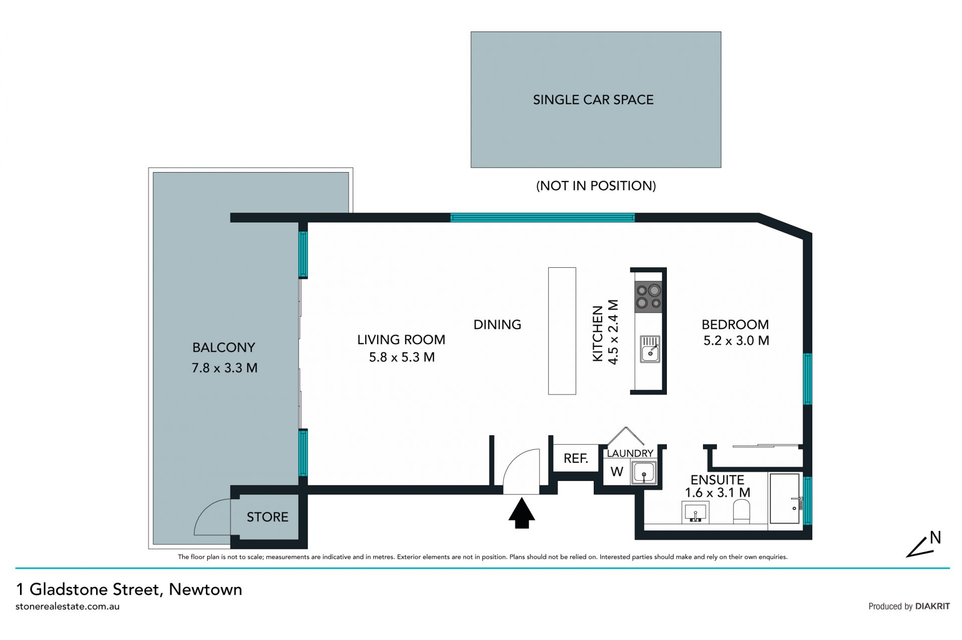 Top floor designer apartment with panoramic views